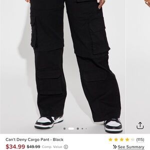 Fashion Nova Midnight Black Trousers